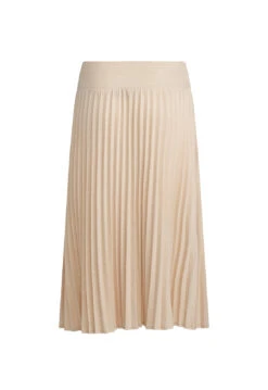 SYDNEY PLEAT SKIRT - OATMEAL -Tops To Bottoms Sales GhostMannequin Sept 117