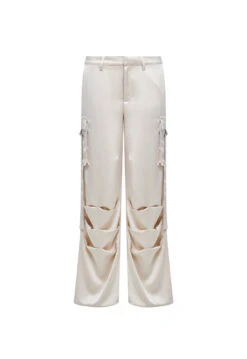 BUTTERFLY CARGO PANT - CREAM -Tops To Bottoms Sales GhostMannequin Sept 161