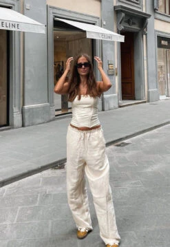 LA PALMA PANT - OFF WHITE