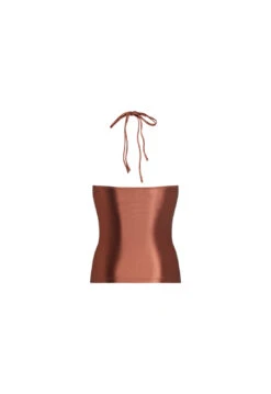MINIMALIST TANK - CHOCOLATE -Tops To Bottoms Sales JUNE GhostMannequin 005