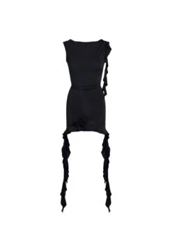 OPULENCE MINI DRESS - ONYX -Tops To Bottoms Sales JUNE GhostMannequin 072