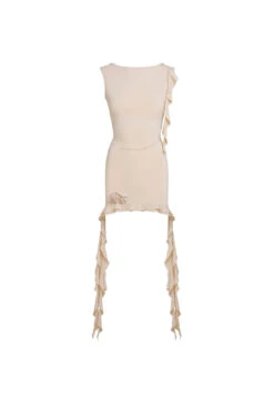 OPULENCE MINI DRESS - CHAMPAGNE -Tops To Bottoms Sales JUNE GhostMannequin 078