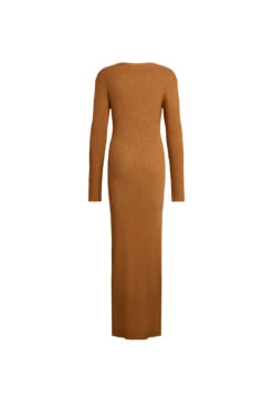 OPULENCE MAXI DRESS - CAMEL -Tops To Bottoms Sales JUNE GhostMannequin 089