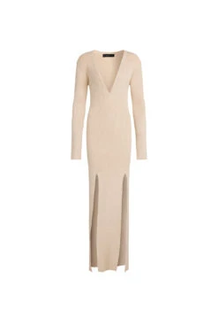 OPULENCE MAXI DRESS - BEIGE -Tops To Bottoms Sales JUNE GhostMannequin 092 1