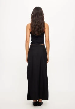 MINIMALIST MAXI SKIRT - ONYX -Tops To Bottoms Sales LB628 2306ONYX8