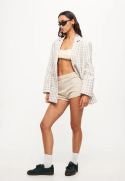 EIGHTIES BLAZER - BEIGE -Tops To Bottoms Sales LC160 10 2306BEIGE LB618 2306CREAM5