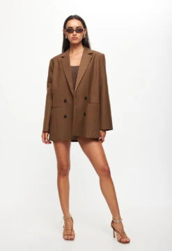 WYOMING BLAZER - CHOCOLATE