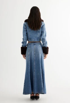 SMOKESHOW DENIM JACKET - DUKE BLUE -Tops To Bottoms Sales LC566 2305 DUKE BLUE LB609 2305 BLUE DENIM 13