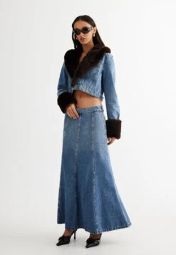 SMOKESHOW DENIM JACKET - DUKE BLUE -Tops To Bottoms Sales LC566 2305 DUKE BLUE LB609 2305 BLUE DENIM 3