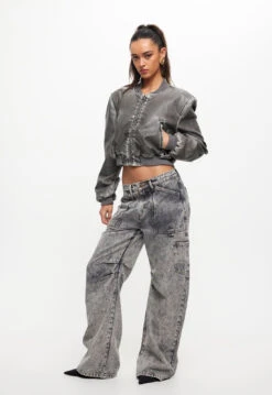 ALLURE BOMBER - SLATE -Tops To Bottoms Sales LC580 1 2307 SLATE LB381 23 2307 STONEWASH 6jpg e49b972b f8d2 4e3c 8b53 c670175e2197