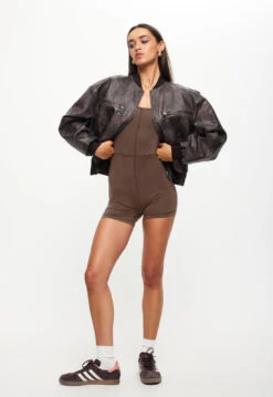 CASEY BIKER - CHOCOLATE -Tops To Bottoms Sales LR182 2309 CHOCOLATE LC587 2309 CHOCOLATE 2jpg