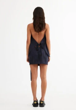 HILLS HALTER - NAVY PINSTRIPE -Tops To Bottoms Sales LT852 1 2304 LB597 2304 NAVY PINSTRIPE 17