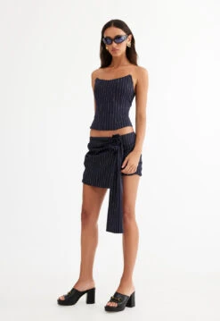 HILLS MINI - NAVY PINSTRIPE