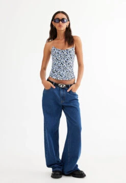 FAME CORSET - BLUE FLORAL