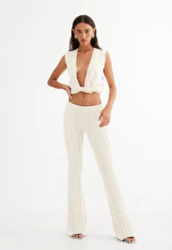 SERENA PANT - CREAM -Tops To Bottoms Sales LT861 2304 STONE LB601 2304 MOSS 7 2283de30 cc83 4515 8f01 84950e4cc29a