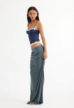 ALMOST FAMOUS MAXI - PEWTER -Tops To Bottoms Sales LT862 2304 NAVY LB598 2304 PEWTER 15