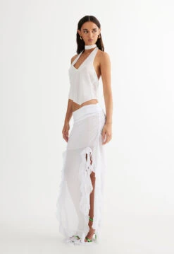 RENDEZVOUS HALTER TOP - PORCELAIN -Tops To Bottoms Sales LT863 2305 PORCELAIN LB606 2 2305 PORCELAIN 10