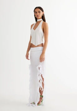 RENDEZVOUS HALTER TOP - PORCELAIN -Tops To Bottoms Sales LT863 2305 PORCELAIN LB606 2 2305 PORCELAIN 16 6eb36abd467d4add9f191260b782f8be