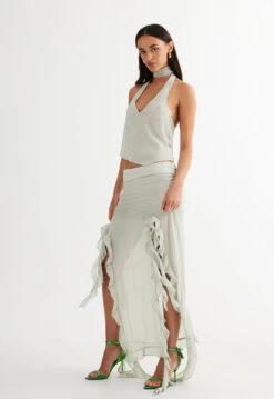 RENDEZVOUS HALTER TOP - SAGE -Tops To Bottoms Sales LT863 2305 SAGE LB606 2 2305 SAGE 10