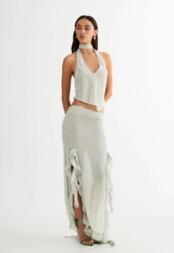 RENDEZVOUS HALTER TOP - SAGE -Tops To Bottoms Sales LT863 2305 SAGE LB606 2 2305 SAGE 6