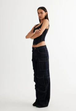 AFTER HOURS CORSET - DARK DENIM -Tops To Bottoms Sales LT870 2 2305 DARK DENIM LB428 1 2305 DARK DENIM 8