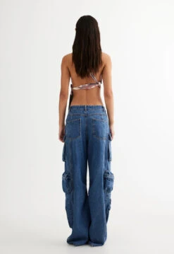 SMOKESHOW MULTI LONG SLEEVE - TIE DYE -Tops To Bottoms Sales LT874 2305 TIE DYE LB428 2305 BLUE DENIM 14