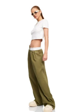 CITY OF ANGELS PANT - JUNGLE GREEN -Tops To Bottoms Sales LT88 792BABYPOWDER LB88 508JUNGLEGREEN5