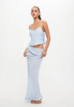 ENDLESS MAXI SKIRT - PALE BLUE