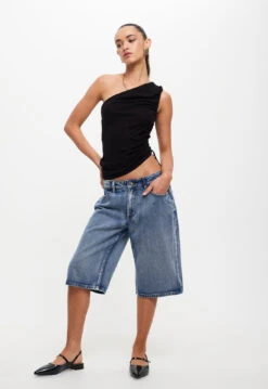 NIRVANA OFF SHOULDER TOP - ONYX