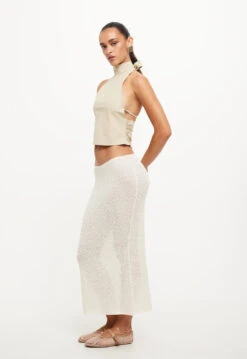PURE MIDI SKIRT - CREAM -Tops To Bottoms Sales LT930 2310WHEAT LB667 2310CREAM8