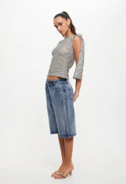 TRANQUIL TOP - WHITE STRIPE -Tops To Bottoms Sales LT933 1 2310 WHITE STRIPE LB664 2310 BLUE ACID 15jpg