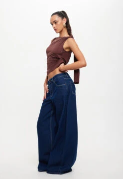 TRANQUIL TOP - CHOCOLATE -Tops To Bottoms Sales LT933 2310 CHOCOLATE LB672 2310 BLUE DENIM 12jpg