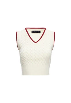 COBAIN VEST - CREAM -Tops To Bottoms Sales Lioness July GM 001jpg d7806501 5c32 4891 b56c 011c9caefa86