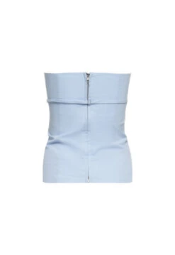 ALLURE STRAPLESS TOP - PALE BLUE -Tops To Bottoms Sales OCT GHOSTMANNEQUIN 034