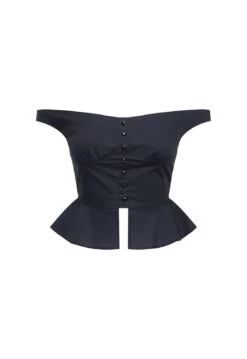 FEMME FATALE TOP - ONYX -Tops To Bottoms Sales OCT GHOSTMANNEQUIN 044