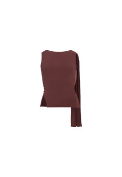 TRANQUIL TOP - CHOCOLATE -Tops To Bottoms Sales OCT GHOSTMANNEQUIN 113